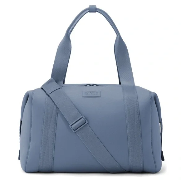 Dagne Dover Large Neoprene Carryall Duffle Bag sh Blue - Picture 1 of 11